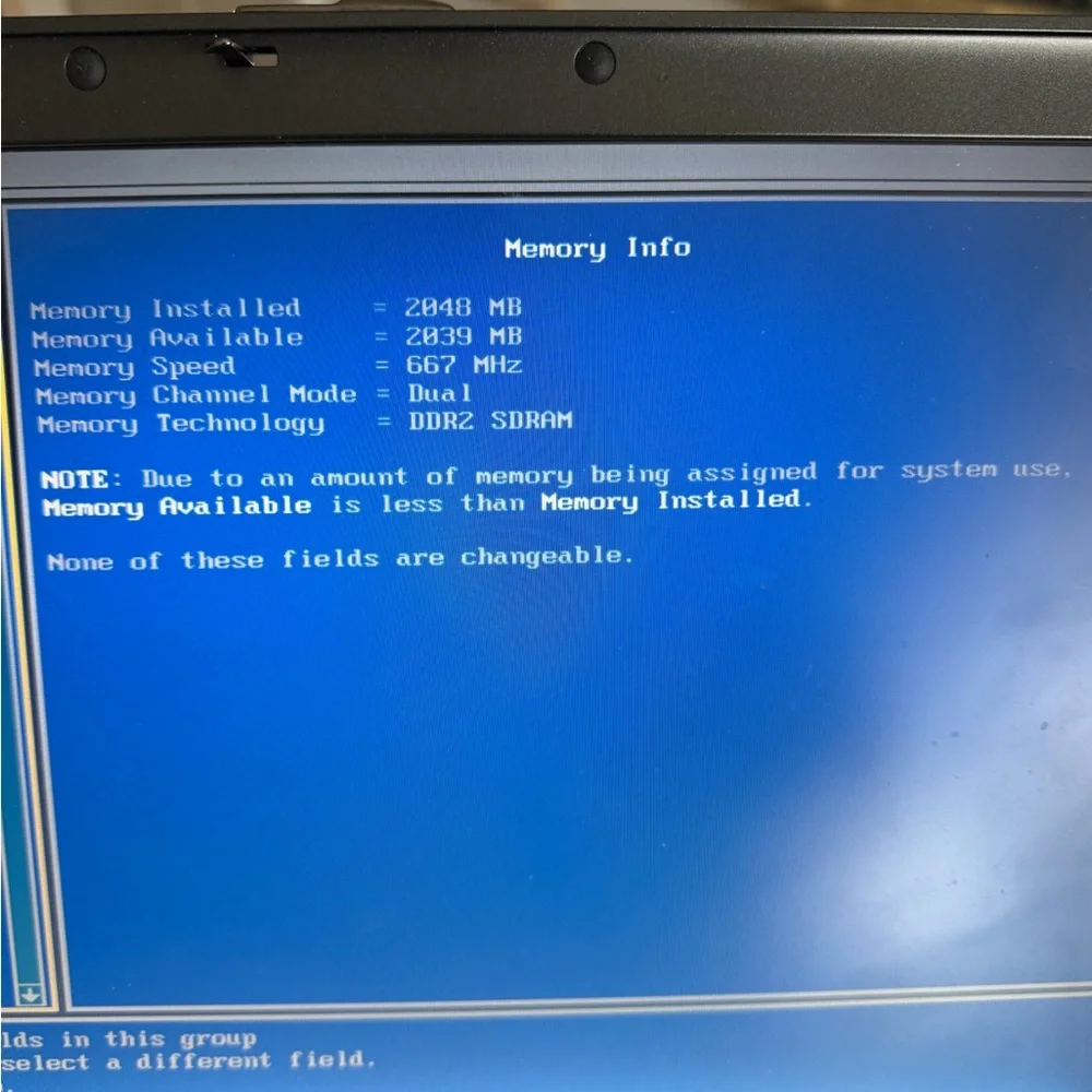 Dell D620 Latitude Laptop with Intel 945GM graphics card